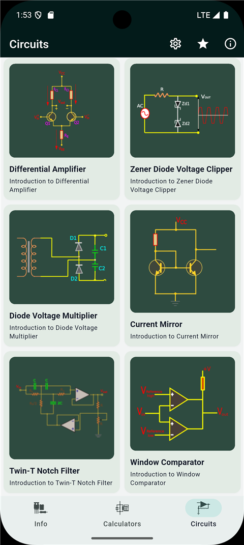 App circuit diagram library.