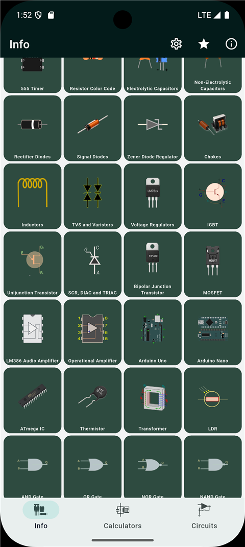 App component reference library.
